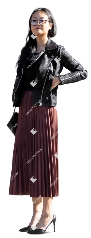 Woman standing person png (11054)