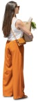 Woman standing people png (12703) | MrCutout.com - miniature