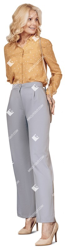 Woman standing person png (12055)