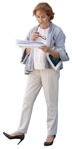 Woman standing people png (13429) - miniature