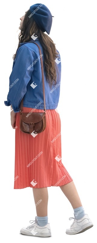 Woman standing person png (15117)