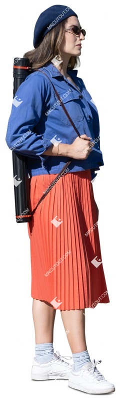 Woman standing photoshop people (12085)