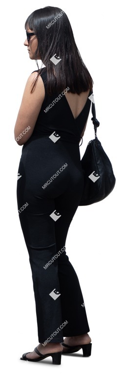 Woman standing human png (17697)