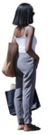 Woman standing human png (20302) - miniature