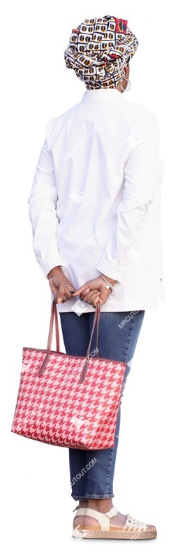 Woman standing cut out pictures (19321)