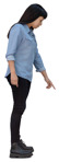 Woman standing people png (20331) - miniature