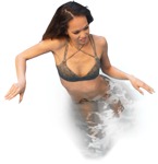 Woman swimming  (6299) - miniature