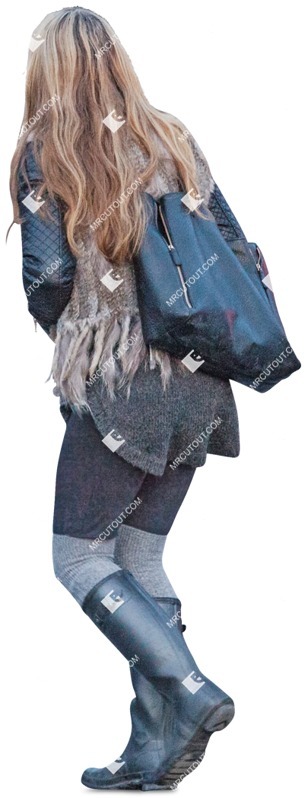 Woman walking people png (2750)
