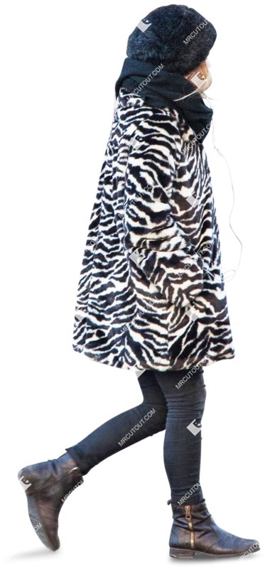 Woman walking people png (2862)