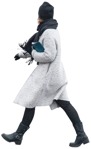 Woman walking human png (2741) - miniature