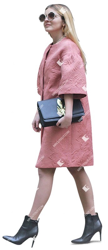 Woman walking human png (3069)
