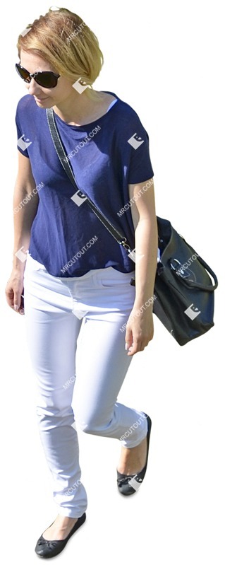 Woman walking people png (3430)
