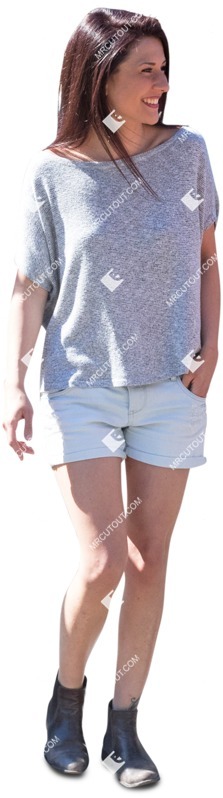 Woman walking people png (4168)
