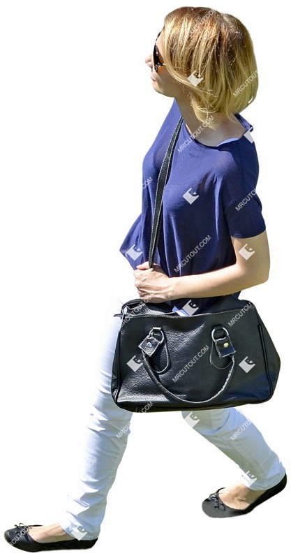 Woman walking people png (4471)