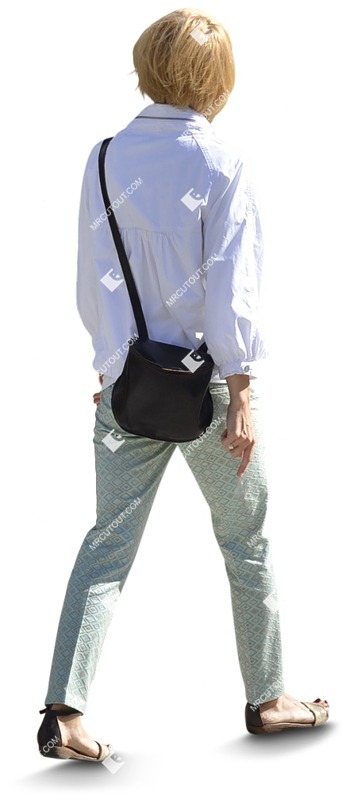 Woman walking people png (5656)