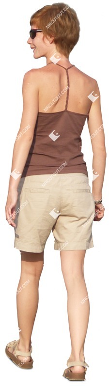 Woman walking photoshop people (235)