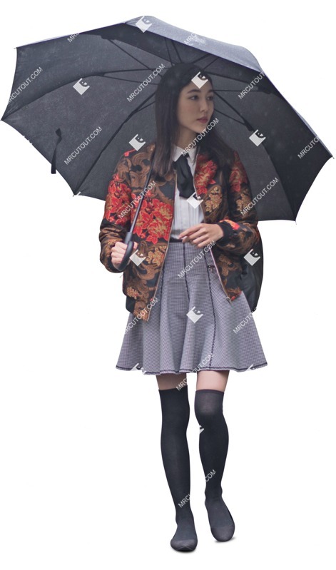 Woman walking people png (6240)