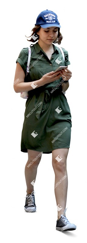 Woman walking png people (6888)