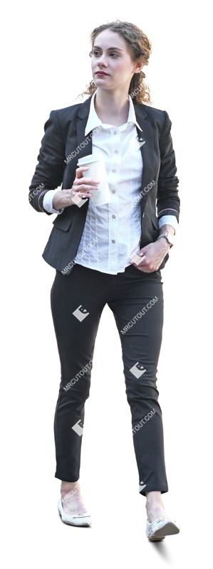 Woman walking photoshop people (8741)