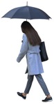 Woman walking people png (10535) - miniature