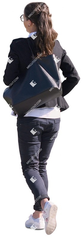 Woman walking people png (10279)