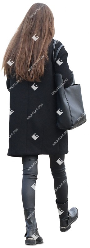 Woman walking people png (10796)
