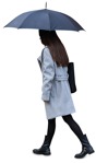 Woman walking people png (11035) - miniature