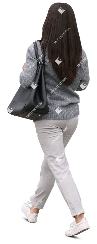 Woman walking photoshop people (11779)