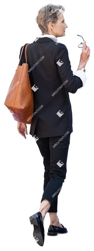 Woman walking human png (12852)