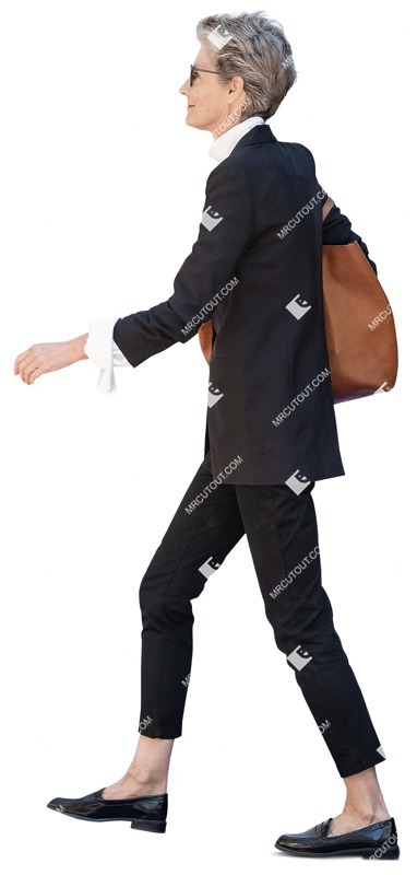 Woman walking human png (12853)