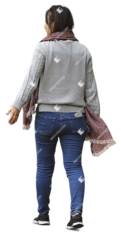 Woman walking human png (11525)