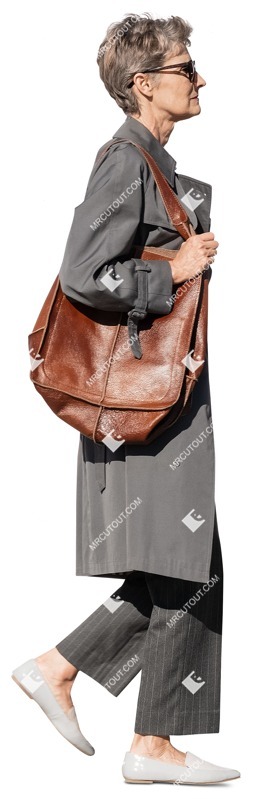 Woman walking cut out pictures (13025)
