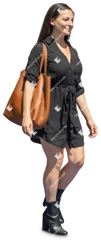 Woman walking people png (12903)