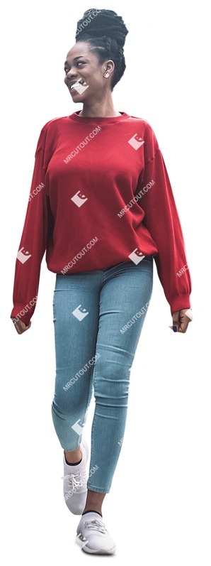Woman walking people png (11903)