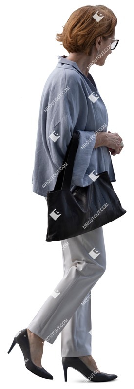 Woman walking people png (12803)