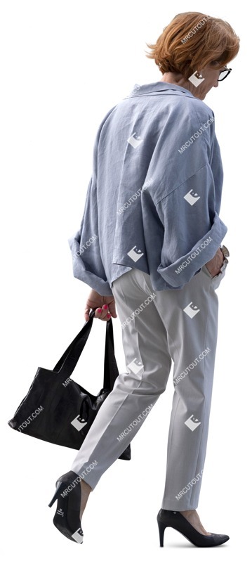 Woman walking people png (12808)