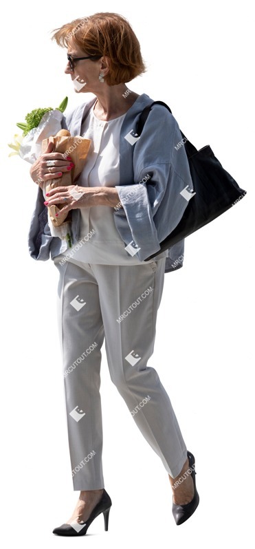 Woman walking people png (12794)