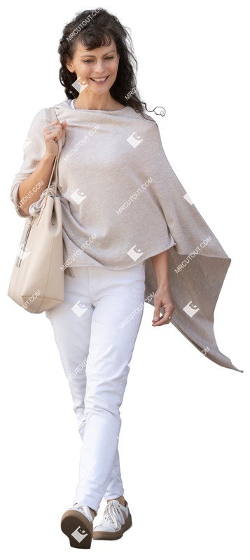 Woman walking cut out pictures (13702)