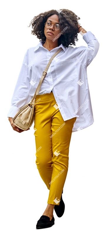 Woman walking people png (14498)