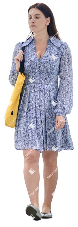 Woman walking human png (12364)