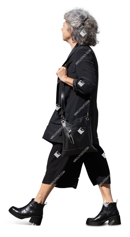 Woman walking human png (15673)