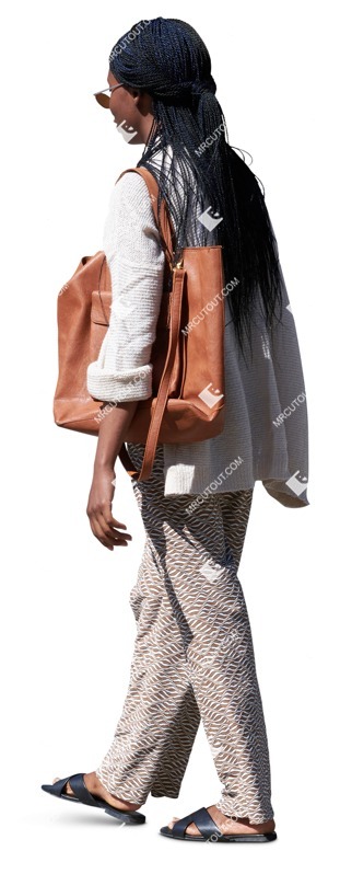 Woman walking people png (16274)