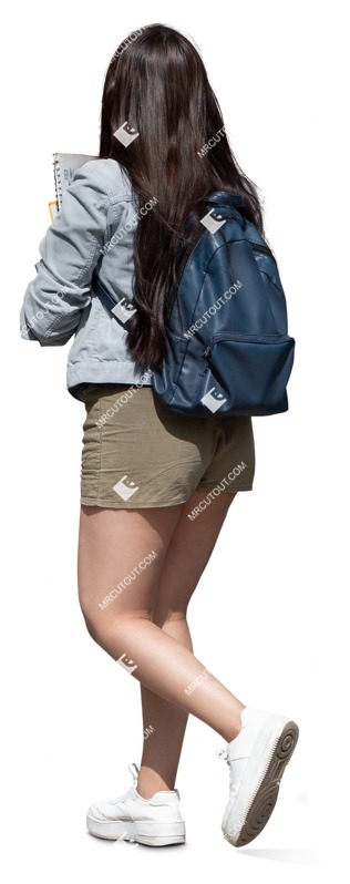 Woman walking people png (16006)