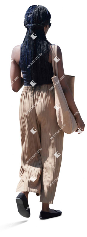 Woman walking people png (20358)