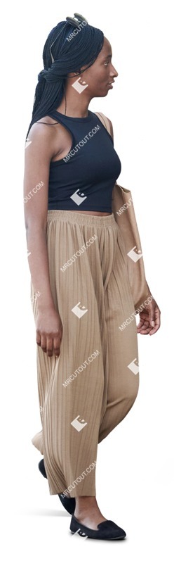 Woman walking person png (19645)