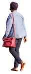Woman walking people png (19433) - miniature