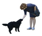 Woman walking the dog  (1943) - miniature