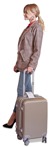 Woman with a baggage people png (5793) - miniature