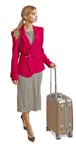 Woman with a baggage photoshop people (5795) - miniature