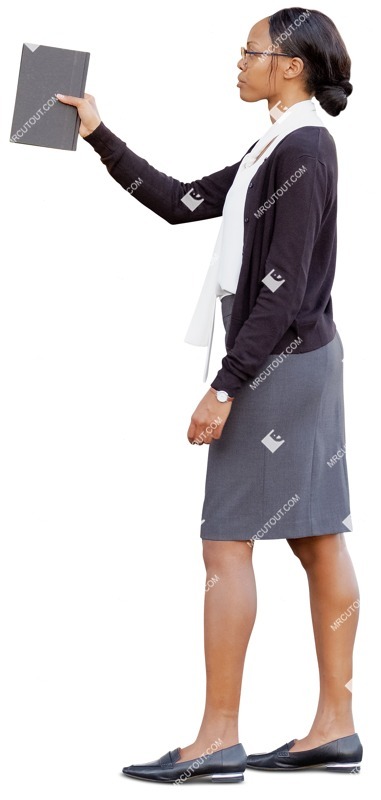 Woman with a book people png (9615)